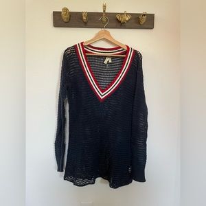 Free People blue sweater